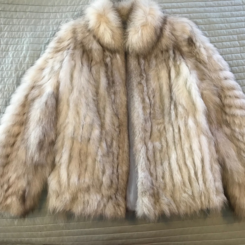 Fox fur coat